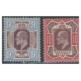 Great Britain Stamps #136-137 Mint OG CV $290
