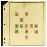 Mauritius Stamps on Album Pages, mostly used and m