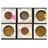 Tokens and Exunomia in 2 x 2s, mostly identified,