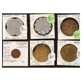 Tokens and Exunomia in 2 x 2s, mostly identified,