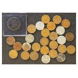 US Coins 1810 Large Cent circulated with environme