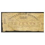 North Carolina Obsolete Currency $50 Cent Greensbo