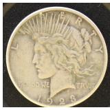 US Coins 1923-S Peace Silver Dollar, circulated