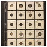 Canada Silver Coins in 2 x 2s, mostly identified i