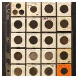 Canada Coins in 2 x 2s, mostly identified in pages