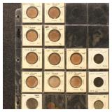 Canada Coins in 2 x 2s, mostly identified in pages