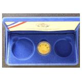 US Coins 1986 Liberty $5 Gold Coin, Proof, .24 Tro