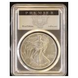 US Coins 2017 Silver Eagle Graded MS70 by PCGS in