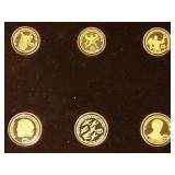 1982 Greek Silver Olympic Coin Set in original box