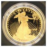 US Coins 1995-W 1 Ounce Gold Eagle, Proof in origi