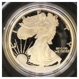 US Coins 1995-W Silver Eagle, Proof in original ca