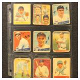 1933-1938 Goudey Baseball Cards 9 different  with