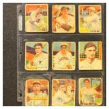 1934 Diamond Stars Baseball Cards 18 different inc