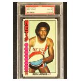 Rich Jones PSA 8 Topps 1976 Basketball Card #52, h