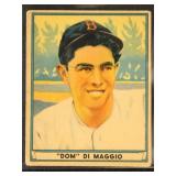 Dom DiMaggio 1941 Play Ball Baseball Card #63, wit