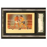 Willie Pep 1956 Adventure SGC 7 graded boxing card