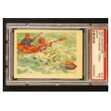1956 Adventure PSA 7 graded river rapids card #12