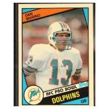 Dan Marino Rookie 1984 Topps Football Card #123, w