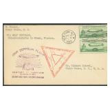 US Stamps #C18 Pair on First Day Cover, October 2n