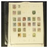 Lagos Stamps 1870s-1890s Used collection CV $500+