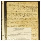 Documents & Ephemera 2 Letters related to the fina