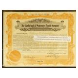 Documents & Ephemera 2 Uncancelled Stock Certifica