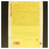 Documents & Ephemera 3 Land Deeds & Revenue Stamps