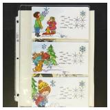 US Stamps 12 Melissa (Mem) Fox Hand Painted First