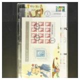 US Stamps 12 Melissa (Mem) Fox Hand Painted First