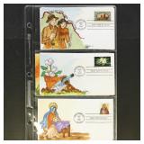 US Stamps 12 Melissa (Mem) Fox Hand Painted First