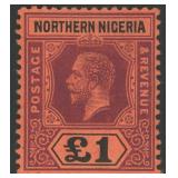 Northern Nigeria Stamps #32 Mint Hinged 1  CV $200