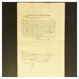 Documents & Ephemera  3 1840s Massachusetts Docume