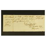 Documents & Ephemera 1830s-40s Rose Cottage, PA re