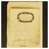 Documents & Ephemera 1830s & 40s Writings and Draw