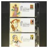 US Stamps 12 Melissa (Mem) Fox Hand Painted First