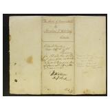 Documents & Ephemera 1829 State Treasurer Deed, Is