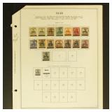 Saar Stamps Mint Hinged and Used on Album Pages CV