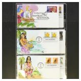 US Stamps 12 Melissa (Mem) Fox Hand Painted First