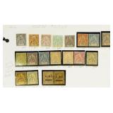 Ivory Coast Stamps #1-19 Mint Hinged & CV $675+