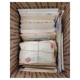 US Postal History Medium Flat Rate box of hundreds