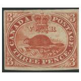 Canada Stamps #4 Mint LH beautiful 4 margin 1852 i