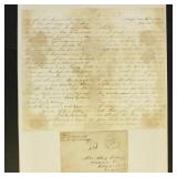 Civil War Soldier's Letter Sent from Camp near Win