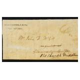 Gloucester C.H., VA Straightline Cancel on Folded