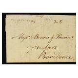 Alexandria, VA Straightline Cancel on Folded lette