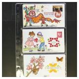 US Stamps 12 Melissa (Mem) Fox Hand Painted First