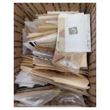 Worldwide Stamps in dealer cards, glassines & enve