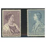Netherlands Stamps #B70-B71 Mint NH fresh and att