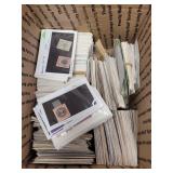 Worldwide Stamps in dealer cards, glassines & enve