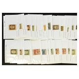 Fiume Stamps 1916-1924 on Dealer Cards, 180 total