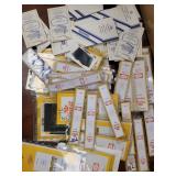 Stamp Supplies Black Mount Strips and Precut inclu